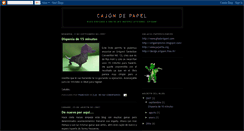 Desktop Screenshot of cajondepapel.blogspot.com