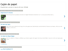 Tablet Screenshot of cajondepapel.blogspot.com