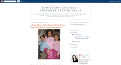 Desktop Screenshot of footstepsclothingcustomer.blogspot.com