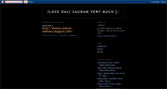 Desktop Screenshot of iloveyou-fadhli.blogspot.com