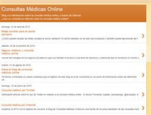 Tablet Screenshot of consulta-medica-online.blogspot.com
