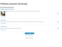 Tablet Screenshot of prishtinasummeruniversity.blogspot.com