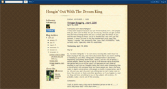 Desktop Screenshot of hanginoutwiththedreamking.blogspot.com