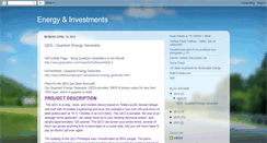 Desktop Screenshot of energyinvestments.blogspot.com