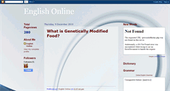 Desktop Screenshot of englishonline11b.blogspot.com