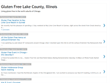 Tablet Screenshot of glutenfreelakecountyillinois.blogspot.com