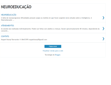 Tablet Screenshot of neuroeducacao.blogspot.com