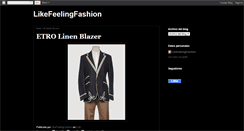 Desktop Screenshot of likefeelingfashion.blogspot.com