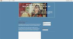 Desktop Screenshot of miriamscup.blogspot.com
