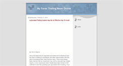 Desktop Screenshot of myforextradingnewsonline.blogspot.com