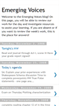 Mobile Screenshot of emergingvoicesatmlc.blogspot.com