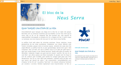 Desktop Screenshot of elblocdelaneusserra.blogspot.com