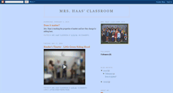 Desktop Screenshot of mrshaasclass.blogspot.com