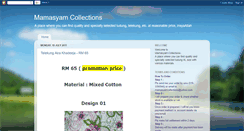 Desktop Screenshot of mamasyamscollections.blogspot.com