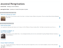 Tablet Screenshot of ancestralperegrinations.blogspot.com