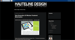 Desktop Screenshot of hautelinedesign.blogspot.com