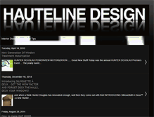 Tablet Screenshot of hautelinedesign.blogspot.com