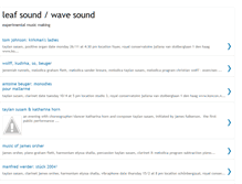 Tablet Screenshot of leafsound.blogspot.com