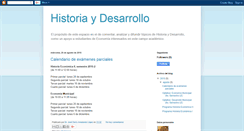 Desktop Screenshot of historia-y-desarrollo.blogspot.com