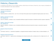 Tablet Screenshot of historia-y-desarrollo.blogspot.com