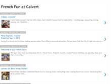 Tablet Screenshot of frenchfunatcalvert.blogspot.com