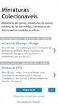 Mobile Screenshot of miniaturas-colecionaveis.blogspot.com