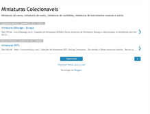 Tablet Screenshot of miniaturas-colecionaveis.blogspot.com