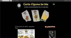 Desktop Screenshot of baralhocigano-cartadodia.blogspot.com