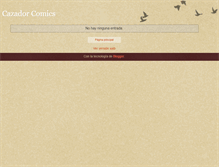 Tablet Screenshot of cazadorcomics.blogspot.com