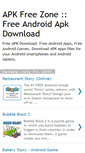 Mobile Screenshot of apkzone.blogspot.com