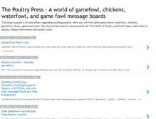 Tablet Screenshot of gamefowlfacts.blogspot.com