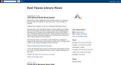 Desktop Screenshot of easttawaslibrary.blogspot.com