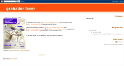 Desktop Screenshot of grabadorlaser.blogspot.com