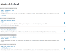 Tablet Screenshot of mission2ireland.blogspot.com