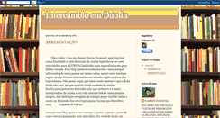 Desktop Screenshot of intercambioemdublin.blogspot.com