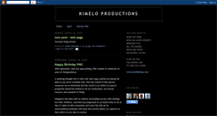 Desktop Screenshot of kimeloproductions.blogspot.com