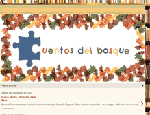 Tablet Screenshot of cuentosdelbosque.blogspot.com