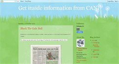 Desktop Screenshot of canoeassociationni.blogspot.com