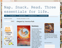 Tablet Screenshot of napsnackread.blogspot.com