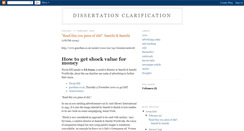 Desktop Screenshot of dissertationclarification.blogspot.com