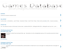 Tablet Screenshot of games-database.blogspot.com