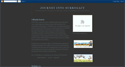 Desktop Screenshot of journeyintosurrogacy.blogspot.com