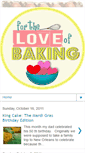 Mobile Screenshot of love-of-baking.blogspot.com