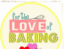 Tablet Screenshot of love-of-baking.blogspot.com