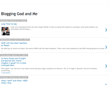 Tablet Screenshot of blogginggodandme.blogspot.com