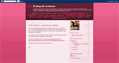 Desktop Screenshot of elblogdelerotismo.blogspot.com