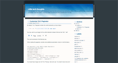 Desktop Screenshot of littletechthoughts.blogspot.com
