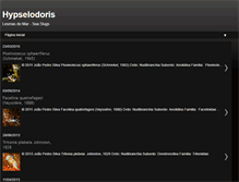 Tablet Screenshot of hypselodoris.blogspot.com