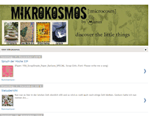 Tablet Screenshot of manus-mikrokosmos.blogspot.com