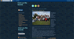 Desktop Screenshot of clubleoriogrande.blogspot.com